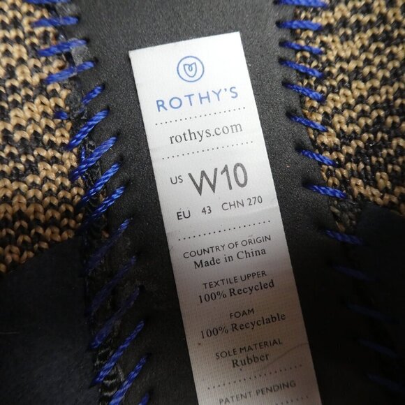 Rothys The Point II Leopard Print Pointed Toe Knit Ballet Flats Womens 10 - Picture 12 of 12